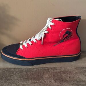 POLO RALPH LAUREN MENS SOLOMON DOWNHILL SKI PATCH HIGH TOP SIZE 7.5